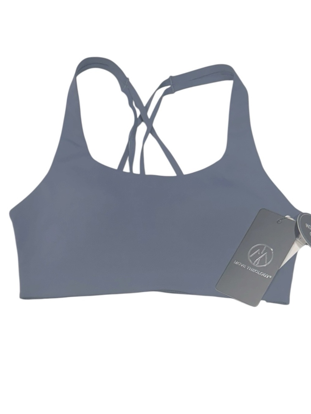 MOVE THEOLOGY Hera Molded Sports Bra Back Cut Out Pilates NWT Small